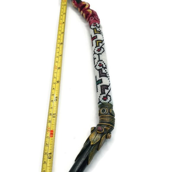 Handmade Peruvian Tepi Decorated with Multicolored Beads Cusco main image 4